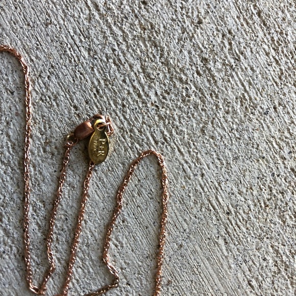 Phyllis & Rosie mini Francis necklace Rose Gold - Picture 4 of 5